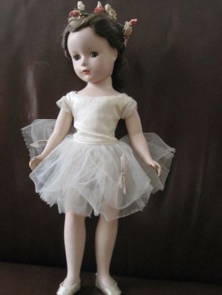 Vtg Madame Alexander 14 " Margot Ballerina Doll Hard Plastic