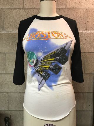 Vintage 1987 Boston - U.  S.  Tour Concert T - Shirt Made In Usa
