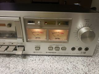 Vintage Pioneer Stereo Cassette Tape Deck Ct - F500 Hifi
