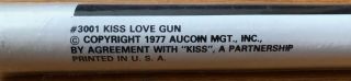 KISS 1977 LOVE GUN 3001 SUBWAY POSTER VINTAGE AUCOIN 40”x60” ACE 3