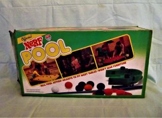 Vintage 1984 Nerf Table Top Pool Game