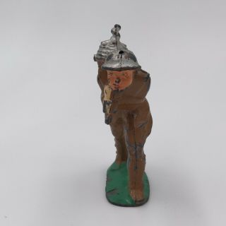 Barclay Manoil Lead Soldier With Roll Of Wire