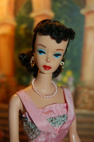 Vintage Mattel 1960 Barbie Tm 850 Ponytail 4 Brunette 993 Sophisticated Lady