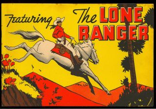 The Lone Ranger Nn Rare Store Giveaway Comic & Games Book 1939 Fn