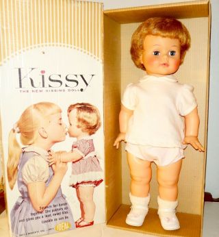 Vintage 1960’s Ideal Kissy 22” Baby Doll Kisses