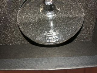 VINTAGE Rosenthal Versace White Wine Glasses Medusa, .  SET OF TWO 7