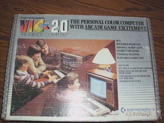 Vintage Commodore Vic 20 Color Personal Computer Power & Tv Cords Vic Modem