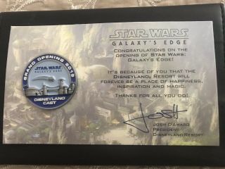Disneyland Rare Cast Member Exclusive Star Wars Galaxy Edge Pin
