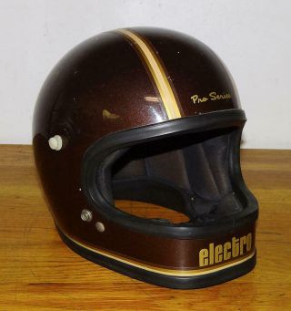 Vintage " Electro 2a " Pro Series Motorcycle Helmet