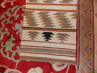 Vintage Native American Navajo Weaving Rug Pattern 39 