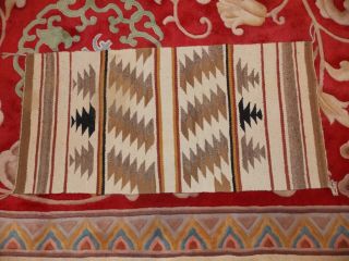 Vintage Native American Navajo Weaving Rug Pattern 39 