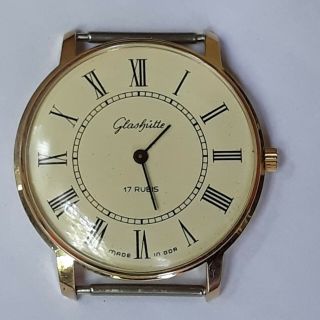 Rare Vintage GLASHUTTE 17 Rubis Cal 09 - 20 Made in GDR 2