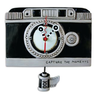 Wonderful Vintage Camera Designer Wall Clock By Allen Designs