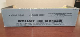 Dale Earnhardt Sr.  3 Wrangler - Vintage Nylint GMC Steel 18 Wheeler 6