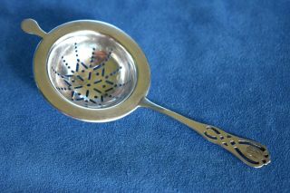 Vintage Frank Whiting Pattern 6013 Sterling Silver 8334 Over Cup Tea Strainer