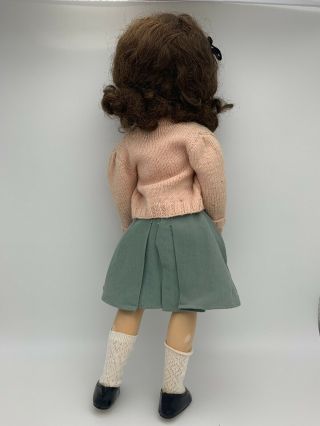 Margaret in Rare Tagged Green School Girl Dress Vintage Madame Alexander Doll 7