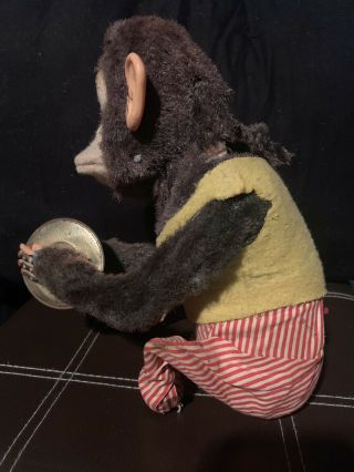 Vintage Musical Jolly Chimp Monkey Toy with Cymbal 6