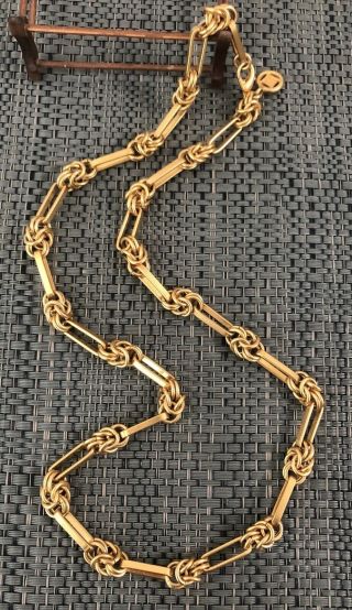 Vintage Givenchy Fancy Chain Link Necklace