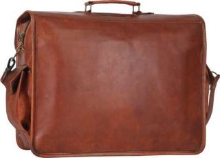 Vintage Men Real Leather Briefcase 18 