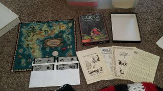 Vintage Ultima 5 V Warriors Of Destiny Apple Ii Ii,  Iie Iigs Computer Game