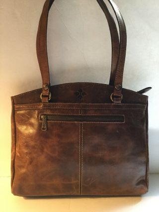 Nwt Patricia Nash Poppy Tote Cognac Purse Distressed Vintage Leather Brown