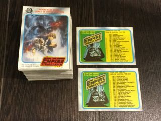 Star Wars Vintage Esb O - Pee - Chee Full Set Cards Series 2