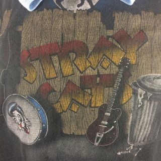 Vintage Stray Cats 1983 Struttin Across America Tour t Shirt 1980s Rockabilly M 7
