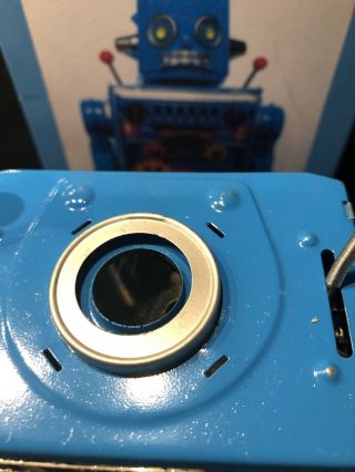 Rare Metal House Blue Gear Robot 4