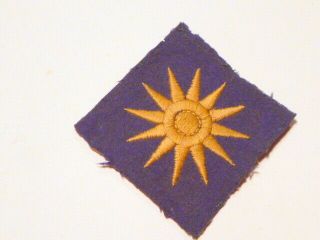 A Ww 2 U S Army 40th Division Embroidered Felt Patch