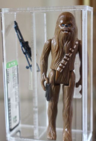 Vintage 1977 Kenner Star Wars Chewbacca Figure.  Graded Toy.  Near Plus
