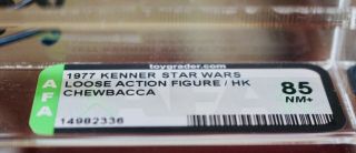 Vintage 1977 Kenner Star Wars Chewbacca Figure.  Graded Toy.  Near Plus 2