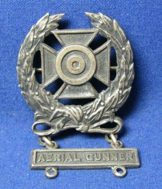 Wwii Sterling Army Air Forces Aerial Gunner Expert Badge Rare