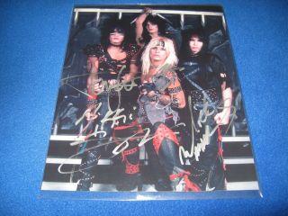 MOTLEY CRUE - DR.  FEELGOOD LP (ULTRA RARE AUTOGRAPHED BY THE ENTIRE BAND) 4