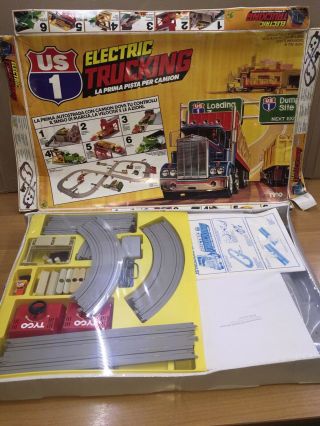 Tyco Electric Trucking Track With 2 Slot Truck Mib Vintage Italy