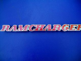 Vintage Nos 1976 1977 ? Dodge Ramcharger Emblem 3739984