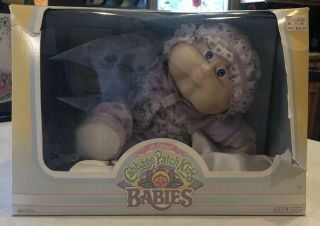 Vtg 1987 Cabbage Patch Kids Baby Powder Scented Babies