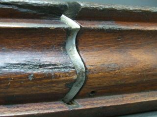 18th Century wooden moulding plane ogee vintage old tool by Mutter 7
