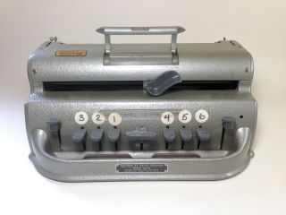 Perkins Brailler David Abraham Howe Press Vintage Brailler With Cover