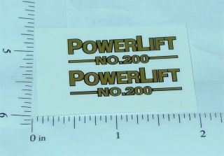 Tonka 200 Powerlift Replacement Stickers Tk - 153