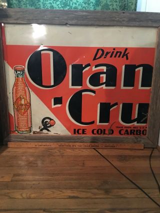 vintage orange crush sign 4