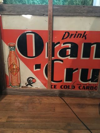 vintage orange crush sign 5