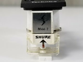 Vintage Shure M44 - 7 Cartridge With Technics Head Shell In Vg