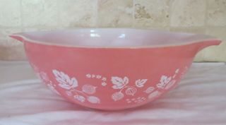 Pyrex Pink Gooseberry Cinderella Mixing Nesting Bowls 444 443 442 Vintage Set 3