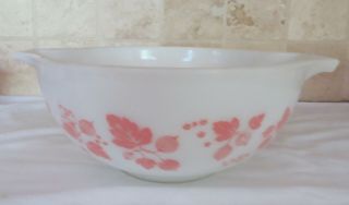 Pyrex Pink Gooseberry Cinderella Mixing Nesting Bowls 444 443 442 Vintage Set 4