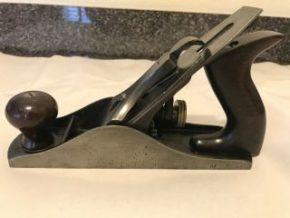 Vintage Stanley Bailey Smooth Bottom No 4 Plane Type 11 (1910 - 1918)