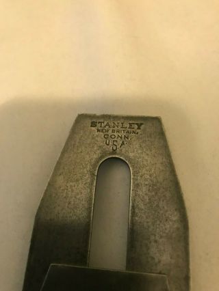 Vintage Stanley Bailey Smooth Bottom No 4 Plane Type 11 (1910 - 1918) 3