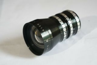 Dallmeyer F12mm f1/1.  3 very rare,  very fast wide angle Dallmeyer c mount lens 6