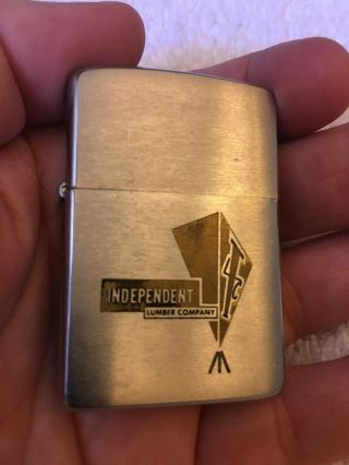 Vintage Zippo Independent Lumber Company - Make Offer