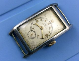 Vintage Doxa Incassable Art Deco. .  22,  3 X 42mm