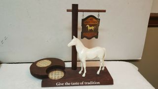 " Rare " Vintage White Horse Scotch Whiskey Very Unique Store Display -